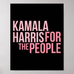 Póster Kamala Harris Por El Pueblo - Vicepresidenta De Ak