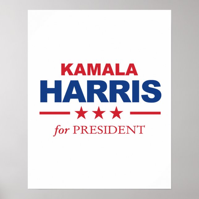 Póster Kamala Harris por la presidencia - (Frente)