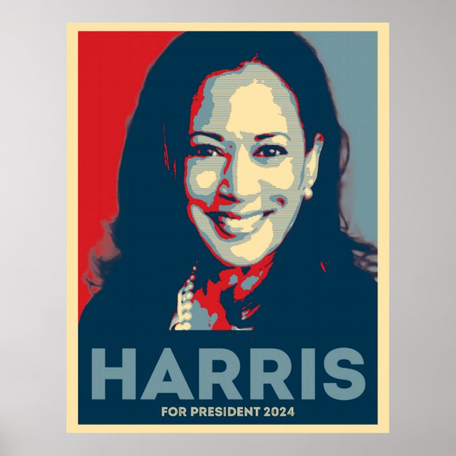 Póster Kamala Harris Por La Presidencia 2024 - Esperanza (Frente)