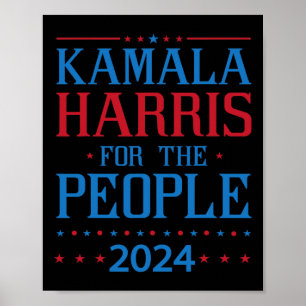 Póster Kamala Harris Por Las Elecciones Del Pueblo 2024 2