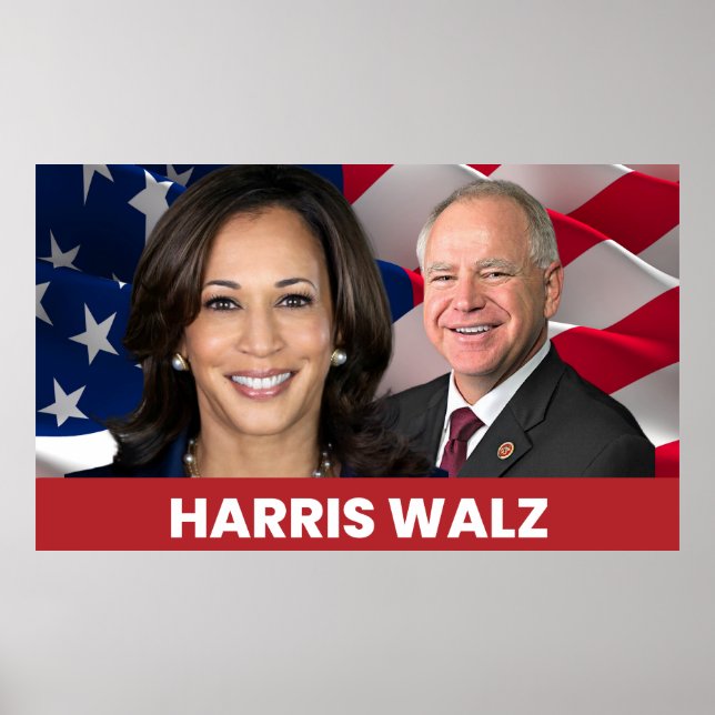 Póster Kamala Harris Tim Walz 2024 (Frente)