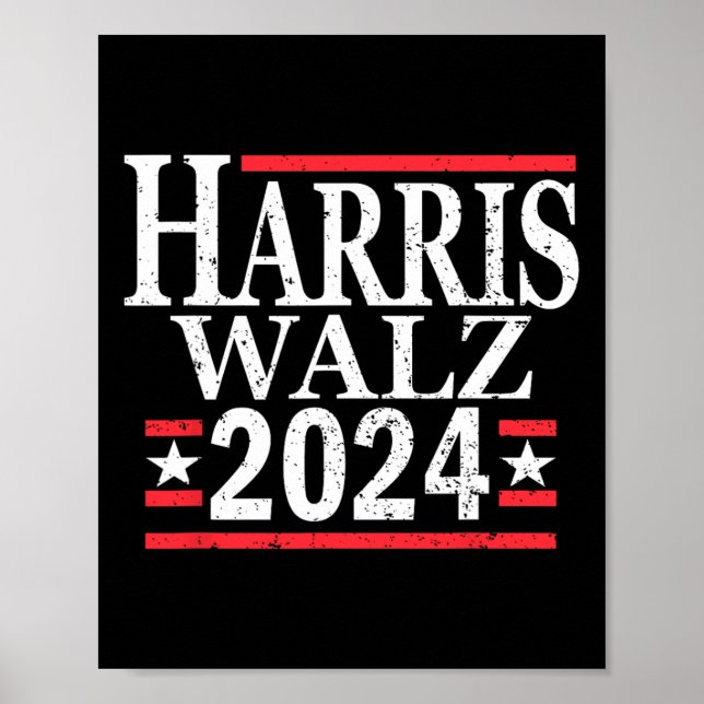 Póster Kamala Harris Tim Walz 2024 (Frente)