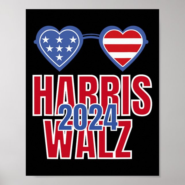 Póster Kamala Harris Tim Wheimer Waltz (Frente)