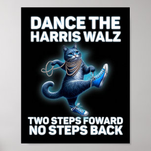 Póster Kamala Harris Wheimer 2024 Waltz Dance 2 Pasos Par
