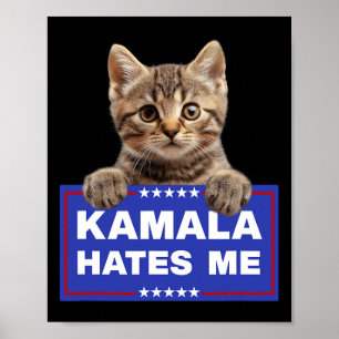 Póster Kamala Me Odia Pro-trump 2024 Conservador Patriota