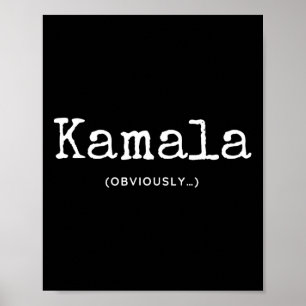 Póster Kamala (obviamente)