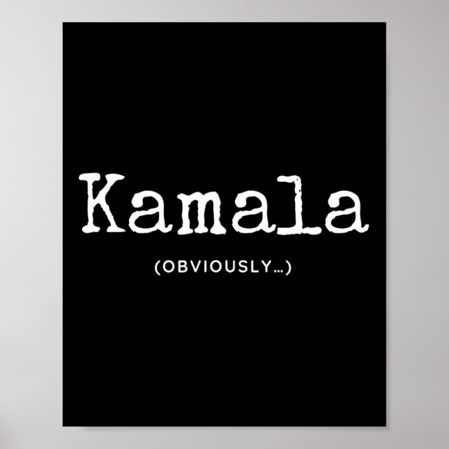 Póster Kamala (obviamente) (Frente)
