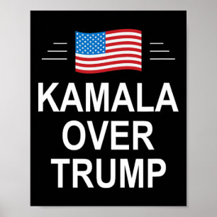 Póster Kamala por el Partido Conservador Trump en 2024