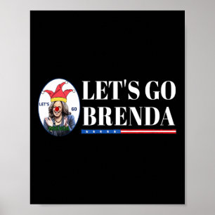 Póster Kamala Shirt Let&#'s Go Brenda Laughin Harris