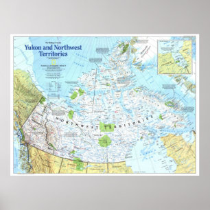 Póster "Kanada: 1997 MOC Yukon y el MAP del Noroeste ...