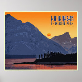 Póster Kananaskis, Alberta. Canada