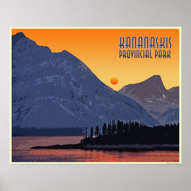 Póster Kananaskis, Alberta. Canada (Frente)