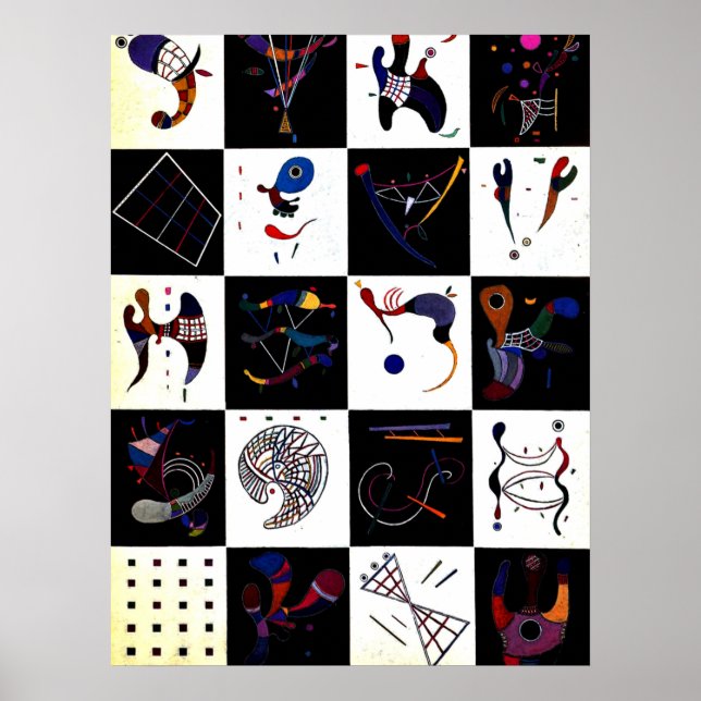 Póster Kandinsky - 4x5=20, (Frente)