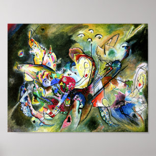 Póster Kandinsky - abstracto perturbado, colorido