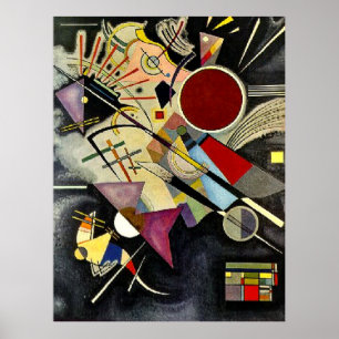 Póster Kandinsky - Acompañamiento negro