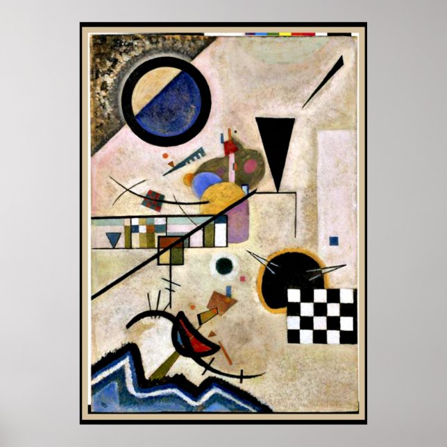Póster Kandinsky - Acuerdos opuestos (Frente)