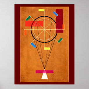 Póster Kandinsky - Alegre pintura abstracta,