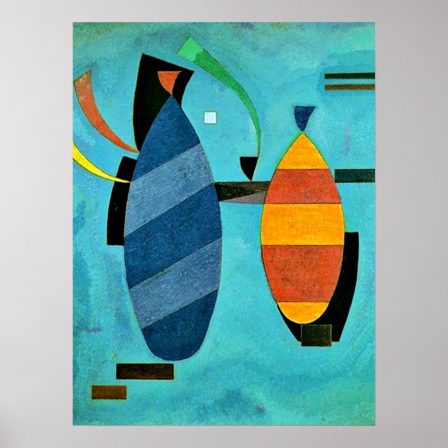 Póster Kandinsky - Ambas Rayadas (Frente)