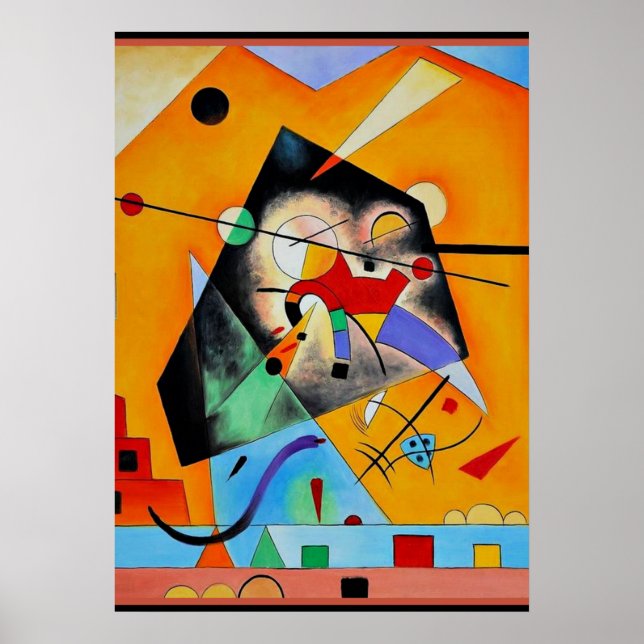 Póster Kandinsky - Armonía tranquila (Frente)