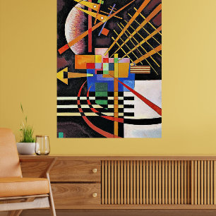 Póster Kandinsky - Arriba y a la Izquierda,