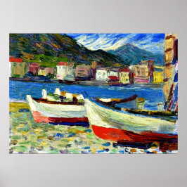 Póster Kandinsky - Botes Rapallo