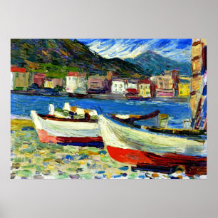 Póster Kandinsky - Botes Rapallo