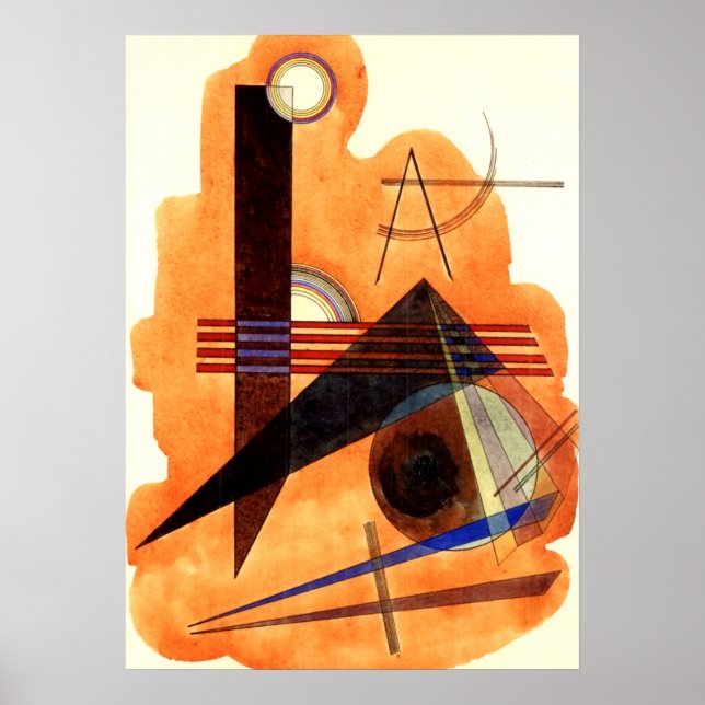 Póster Kandinsky - Brown Obstinate (Frente)