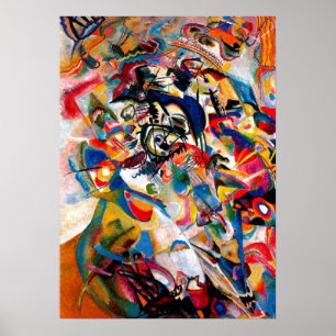 Póster Kandinsky Composición VII Pintura abstracta