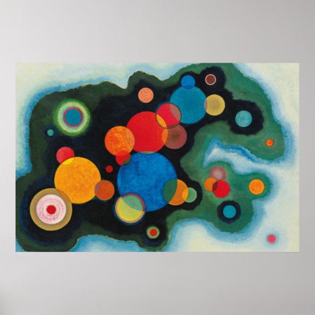 Póster Kandinsky Composition Deeped Impulse Pintura (Frente)
