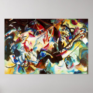 Póster Kandinsky Composition VI Poster