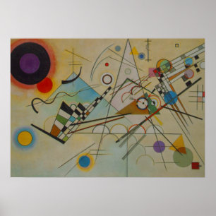 Póster Kandinsky Composition VIII Poster de pintura