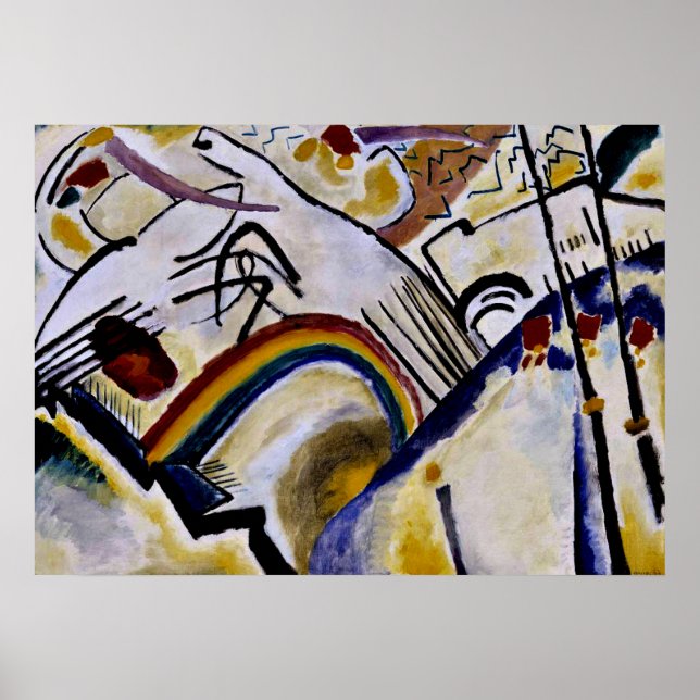 Póster Kandinsky - Cosacos (Frente)