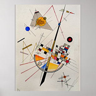 Póster Kandinsky - Delicada tensión