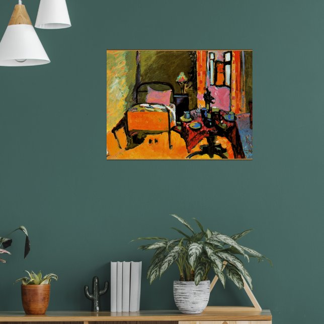 Póster Kandinsky - Dormitorio en Aintmillerstrasse (Salón 1)