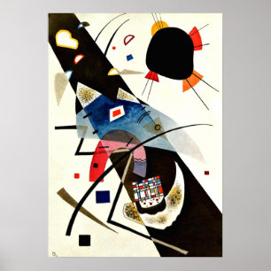 Póster Kandinsky - Dos puntos negros