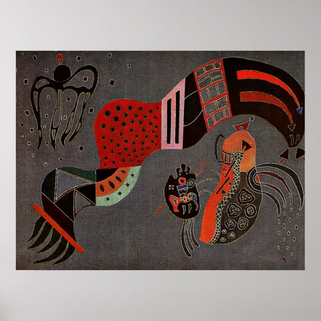 Póster Kandinsky - Elan templado, (Frente)