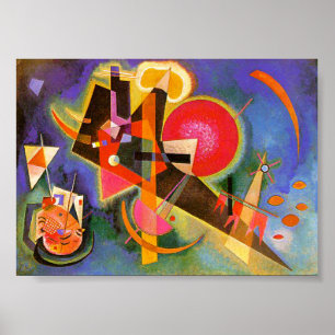 Póster Kandinsky En Poster Azul
