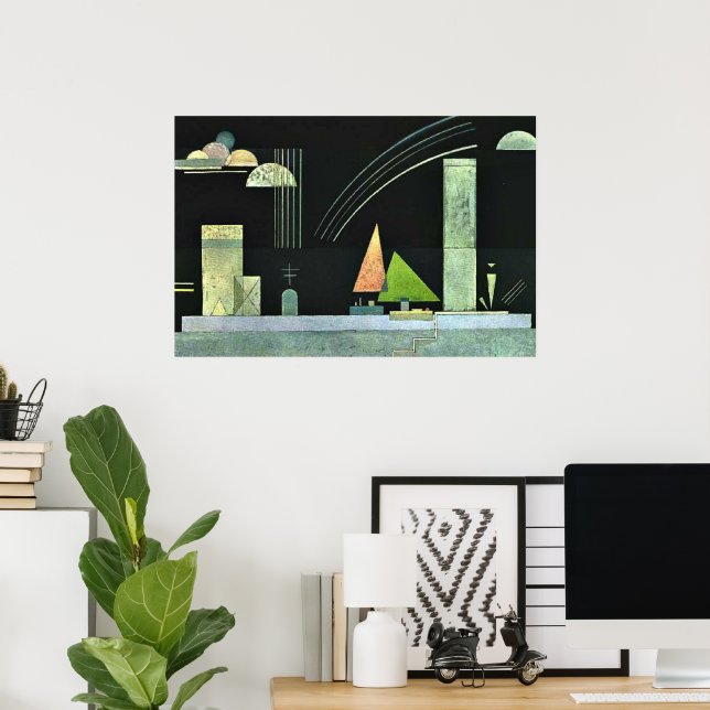 Póster Kandinsky - En Reposo (Oficina en casa)