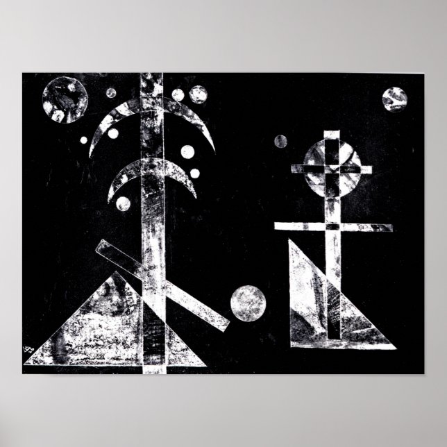 Póster Kandinsky - Fur Nina zu Weihnachten (Frente)