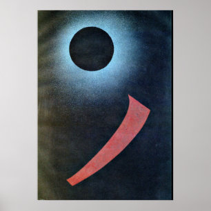Póster Kandinsky - Gris y negro