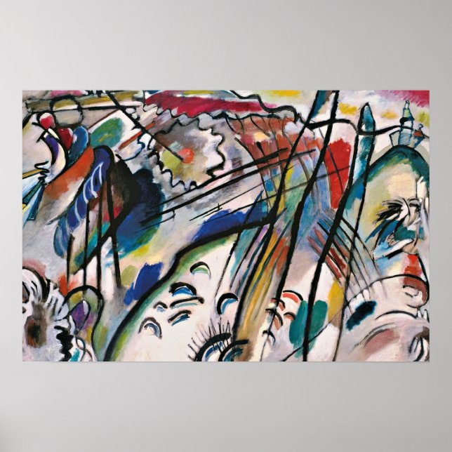 Póster Kandinsky - Improvisación 28,  (Frente)