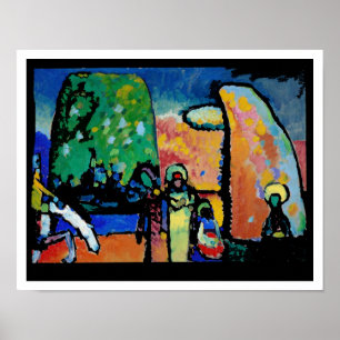 Póster Kandinsky, Improvisación 2, Bella Artes,