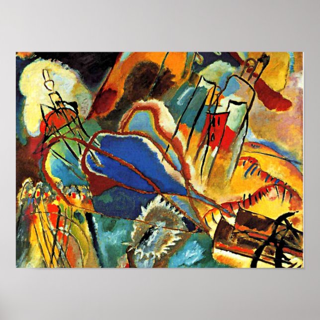 Póster Kandinsky - Improvisación 30 - Cañones (Frente)