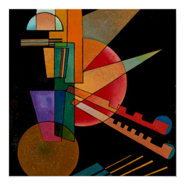 Póster Kandinsky - Interpretación Abstracta (Anverso)