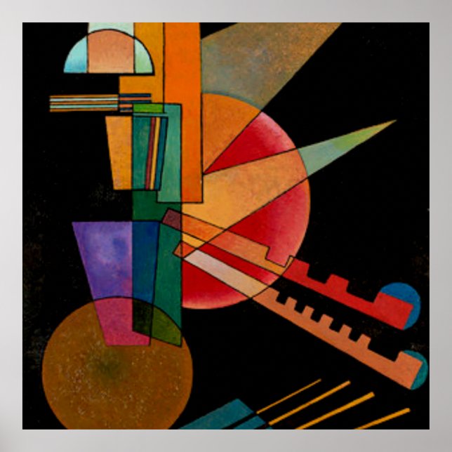 Póster Kandinsky - Interpretación Abstracta (Frente)
