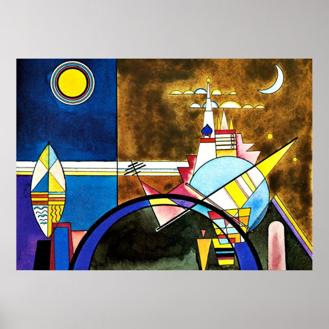 Póster Kandinsky - La Gran Puerta de Kiev (Frente)