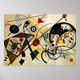 Póster Kandinsky - Línea transversal