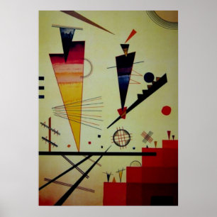 Póster Kandinsky Merry Structure Resumen Pintura