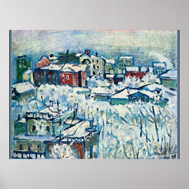 Póster Kandinsky - Moscú, estudio de Boulevard Smolensky (Frente)