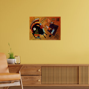 Póster Kandinsky - Negro y Violeta,